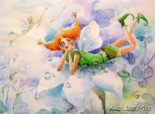 治愈系水彩画